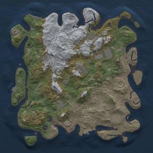 Thumbnail Rust Map: Procedural Map, Size: 4250, Seed: 48522962, 18 Monuments