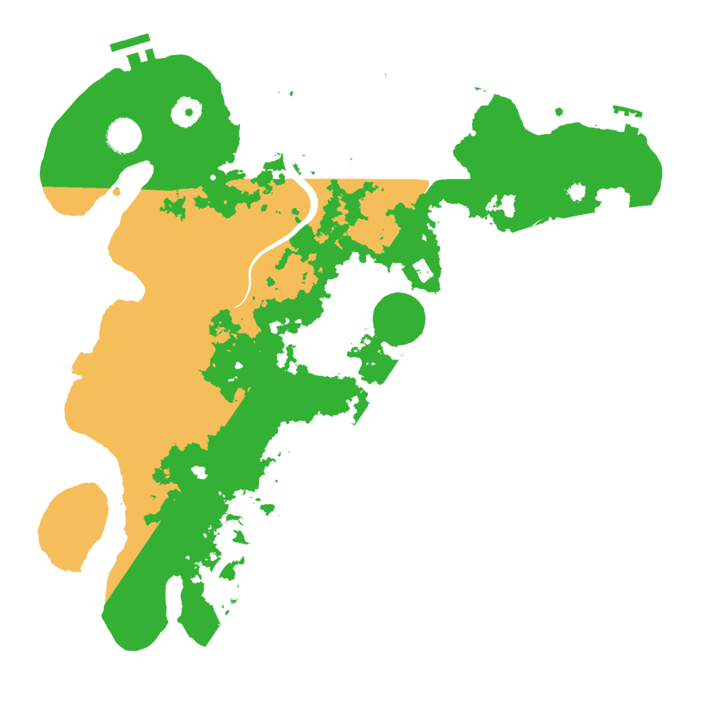 Biome Rust Map: Procedural Map, Size: 3600, Seed: 20503