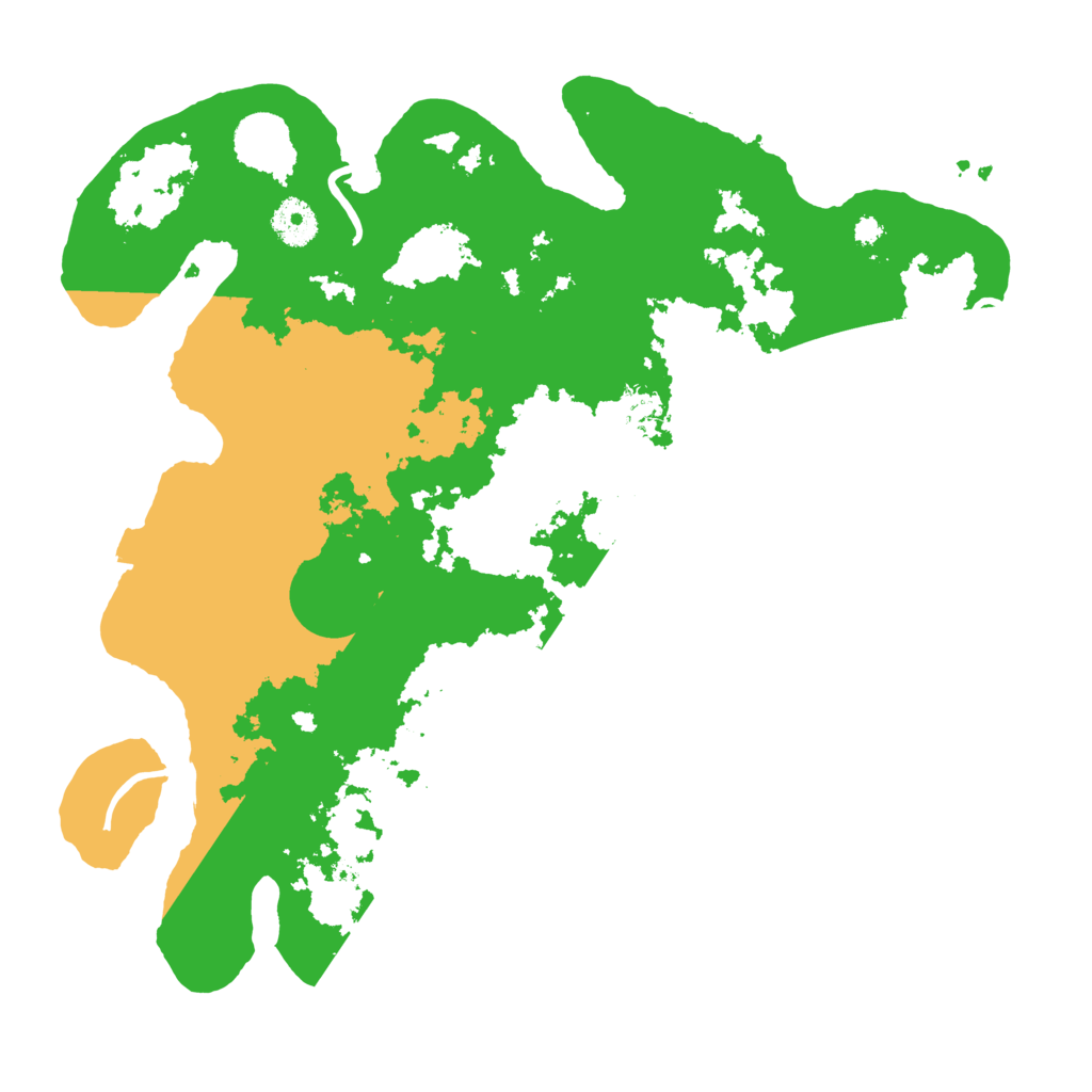 Biome Rust Map: Procedural Map, Size: 3600, Seed: 20503