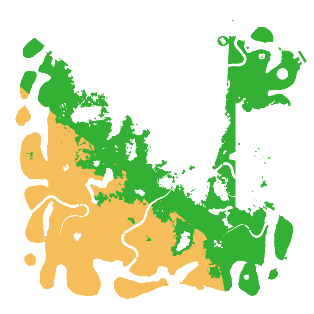 Biome Rust Map: Procedural Map, Size: 5000, Seed: 940421769
