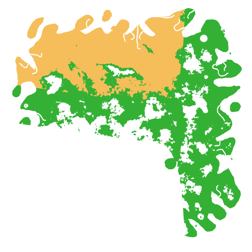 Biome Rust Map: Procedural Map, Size: 6000, Seed: 1996625533