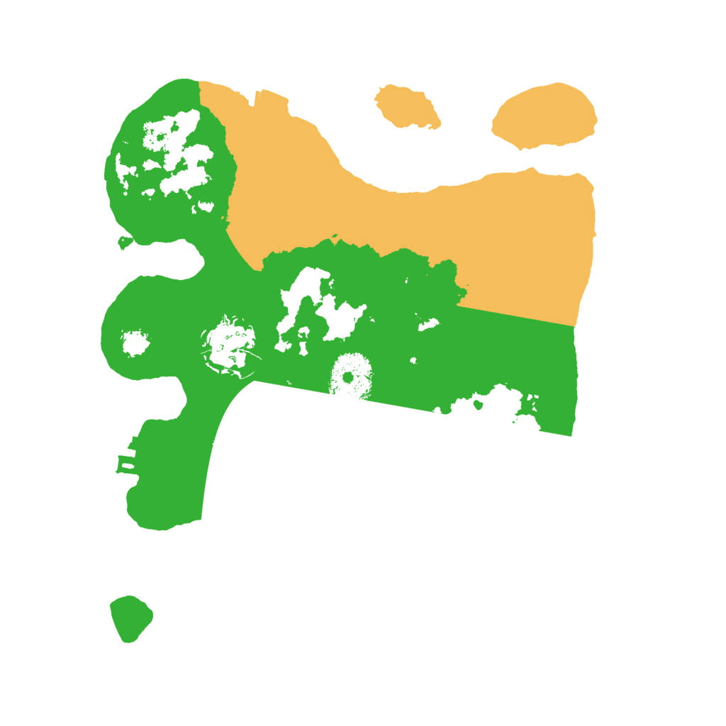 Biome Rust Map: Procedural Map, Size: 2500, Seed: 254733809