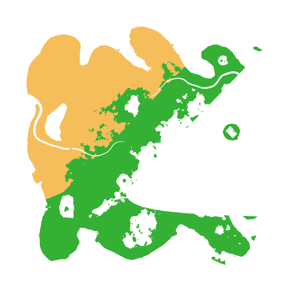 Biome Rust Map: Procedural Map, Size: 3000, Seed: 1239508275