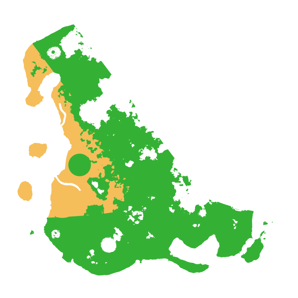 Biome Rust Map: Procedural Map, Size: 3500, Seed: 32426345