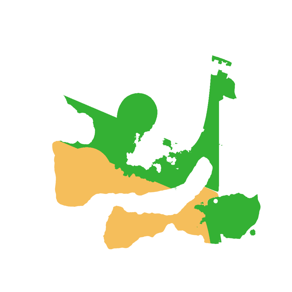 Biome Rust Map: Procedural Map, Size: 2000, Seed: 963