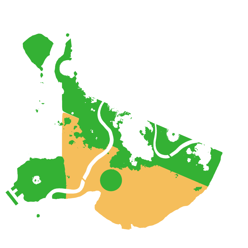 Biome Rust Map: Procedural Map, Size: 3000, Seed: 1145713045