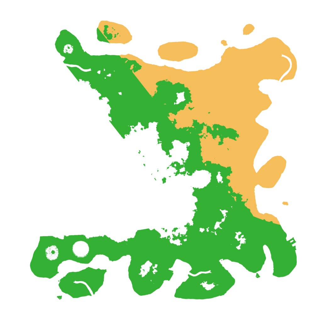 Biome Rust Map: Procedural Map, Size: 3500, Seed: 43961588