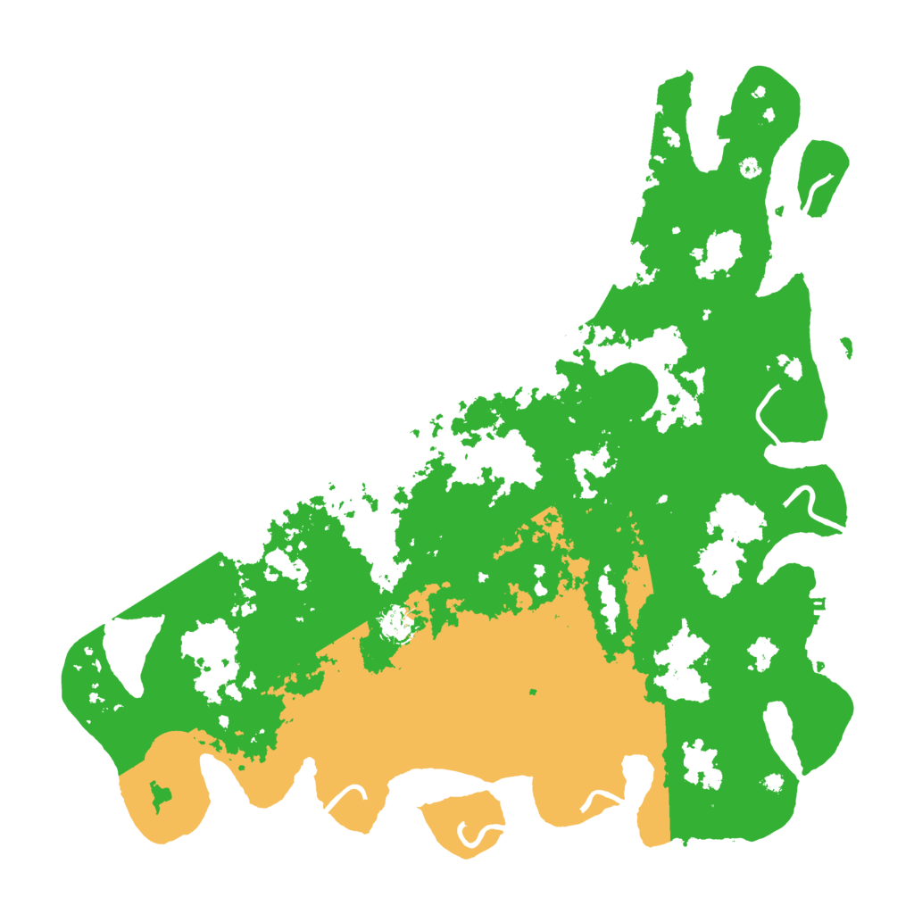 Biome Rust Map: Procedural Map, Size: 4500, Seed: 636602665