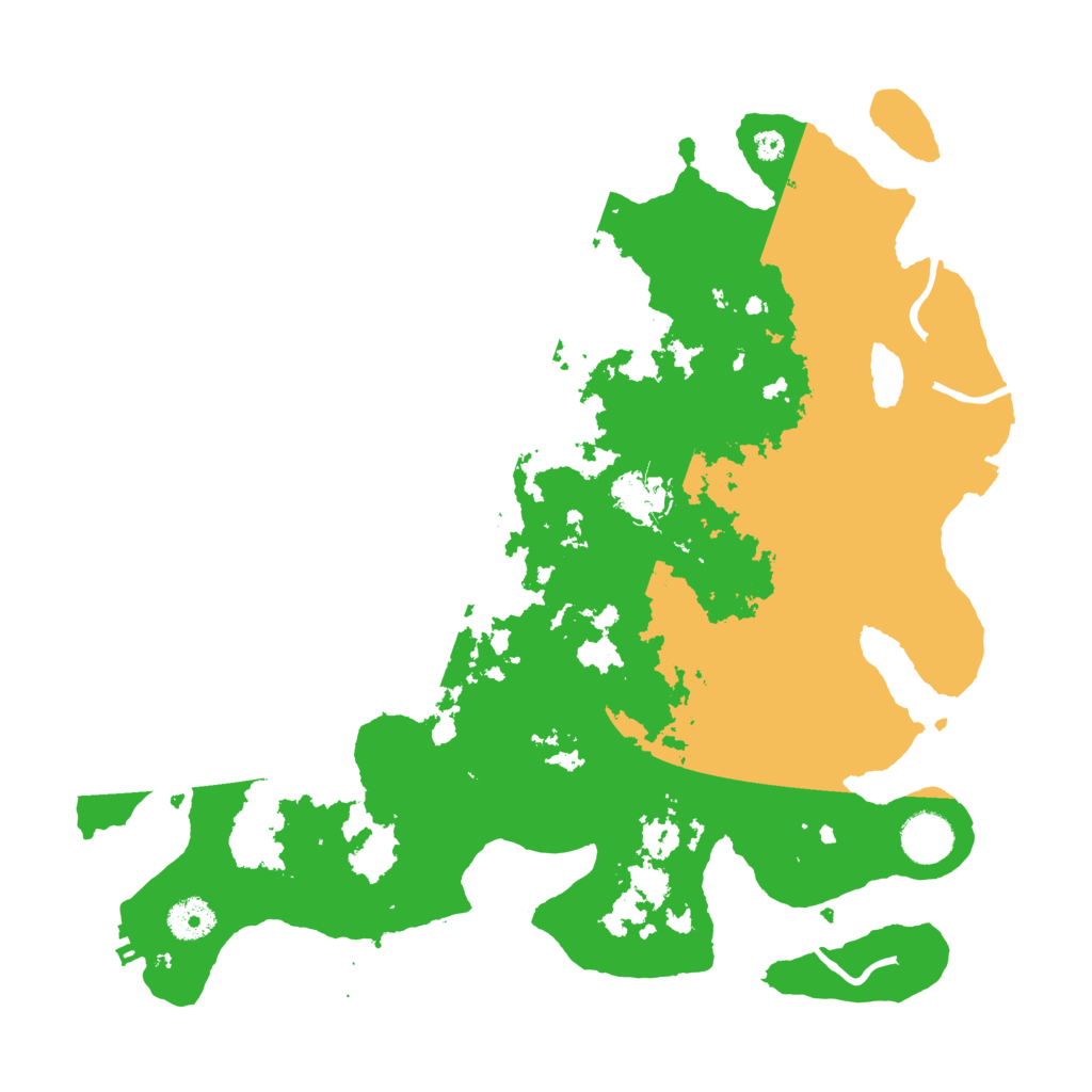 Biome Rust Map: Procedural Map, Size: 3700, Seed: 1525833786