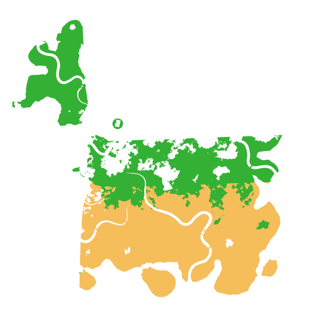 Biome Rust Map: Procedural Map, Size: 4750, Seed: 441010121