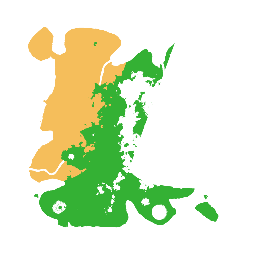 Biome Rust Map: Procedural Map, Size: 3000, Seed: 1623445