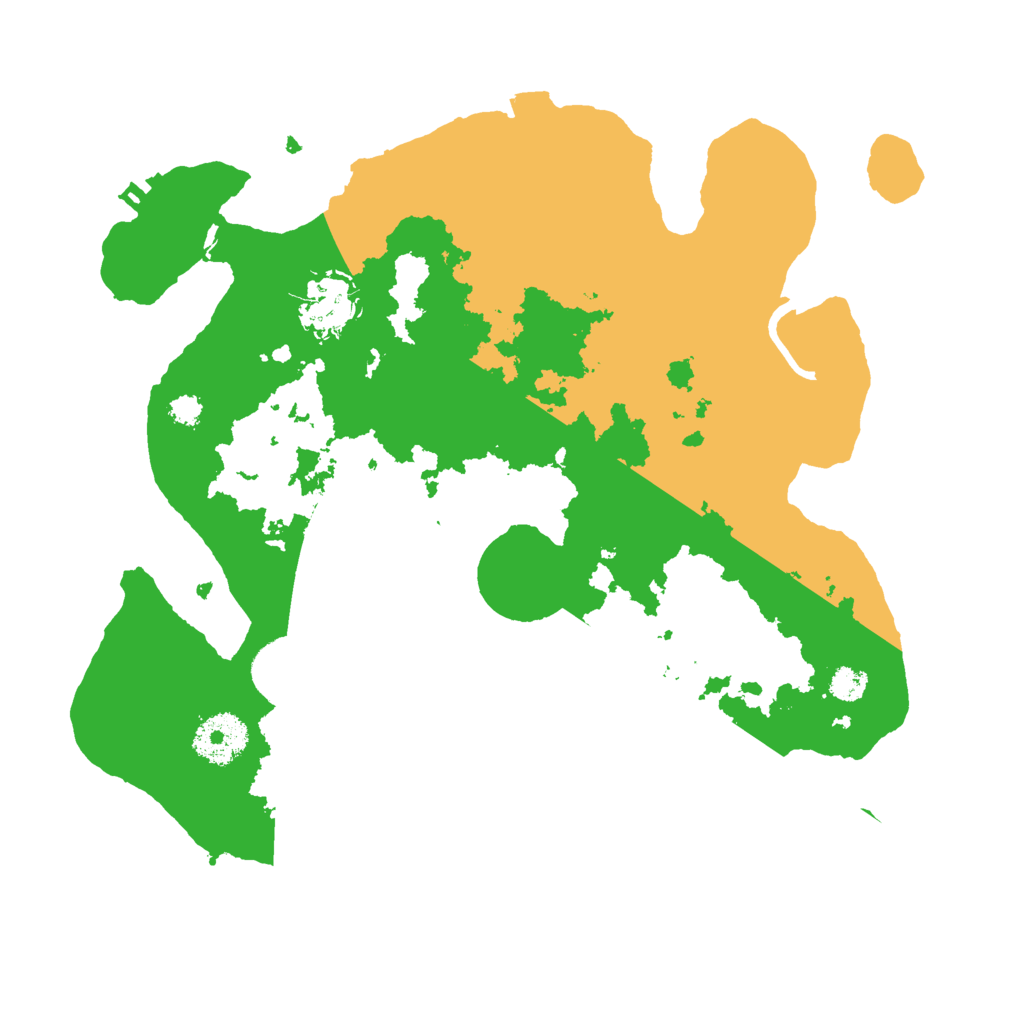 Biome Rust Map: Procedural Map, Size: 3000, Seed: 874533528