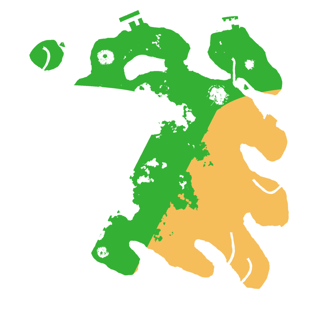 Biome Rust Map: Procedural Map, Size: 3000, Seed: 1513490343
