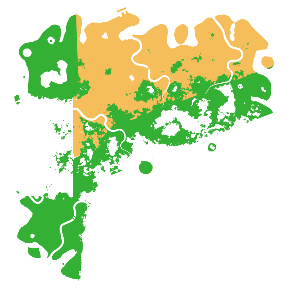 Biome Rust Map: Procedural Map, Size: 6000, Seed: 8675