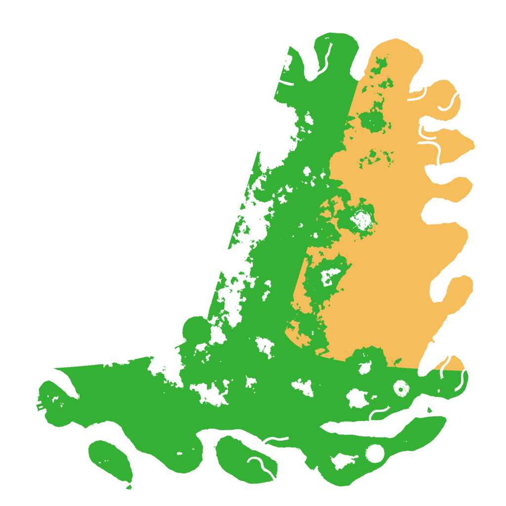 Biome Rust Map: Procedural Map, Size: 4800, Seed: 208046192