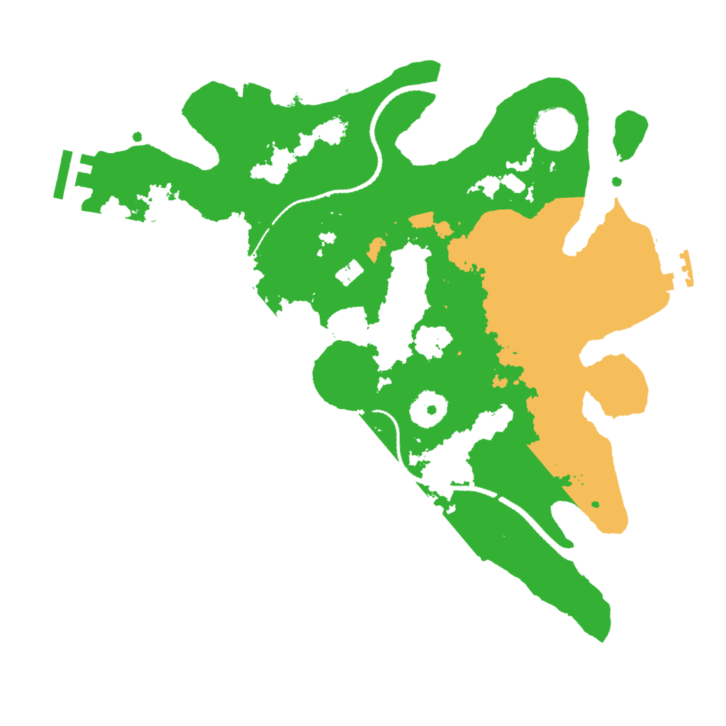 Biome Rust Map: Procedural Map, Size: 3000, Seed: 4701829