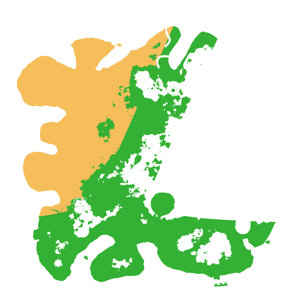 Biome Rust Map: Procedural Map, Size: 3500, Seed: 41483289