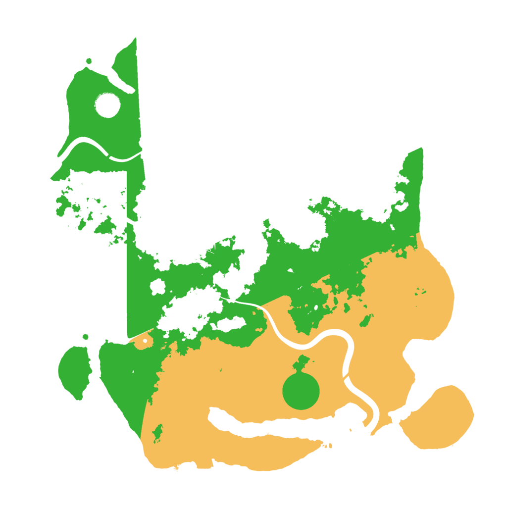 Biome Rust Map: Procedural Map, Size: 3600, Seed: 13371011