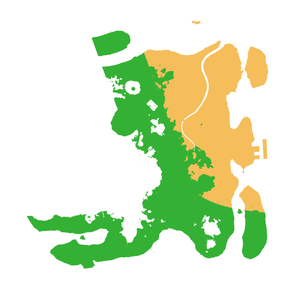 Biome Rust Map: Procedural Map, Size: 3000, Seed: 14335