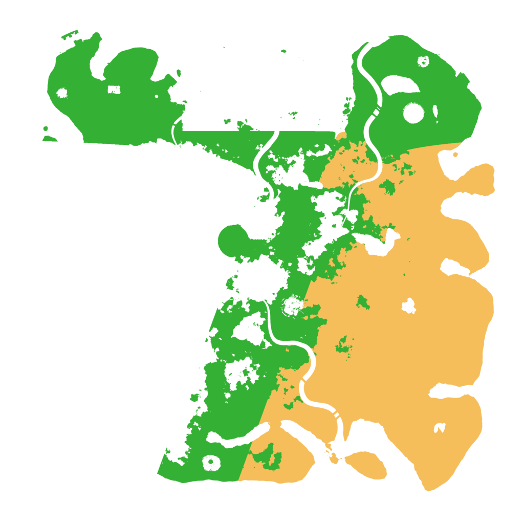 Biome Rust Map: Procedural Map, Size: 4500, Seed: 139652852