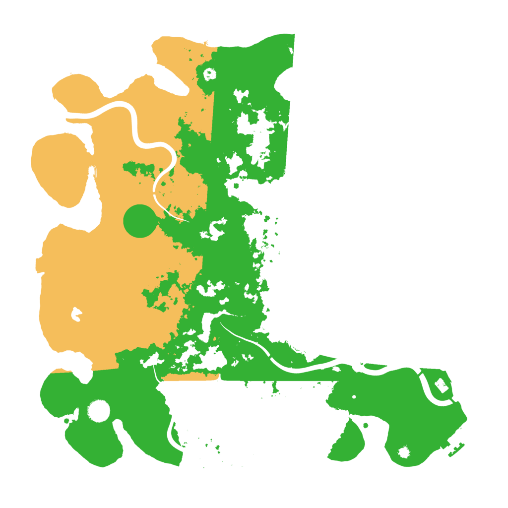 Biome Rust Map: Procedural Map, Size: 4000, Seed: 558126483