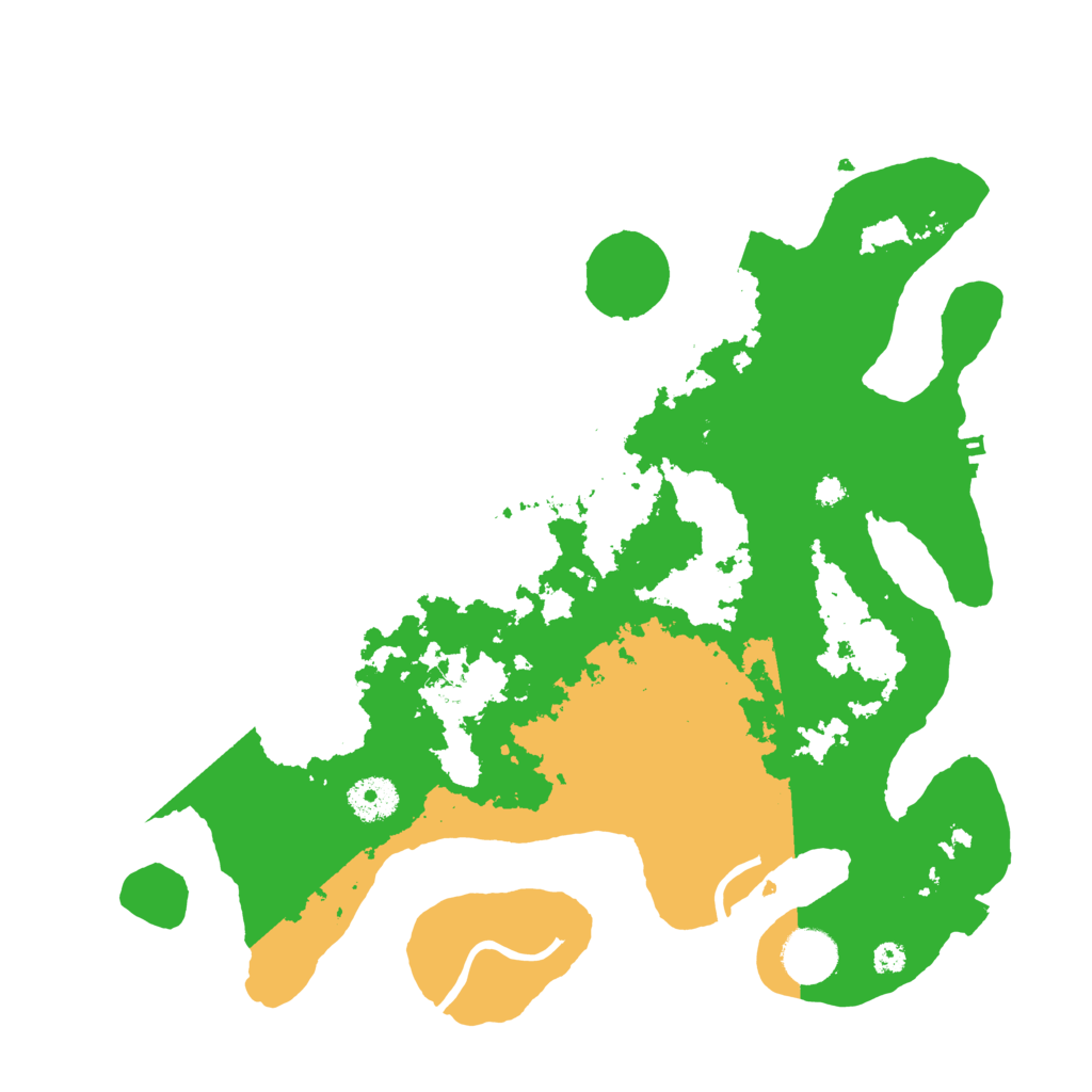 Biome Rust Map: Procedural Map, Size: 3500, Seed: 350