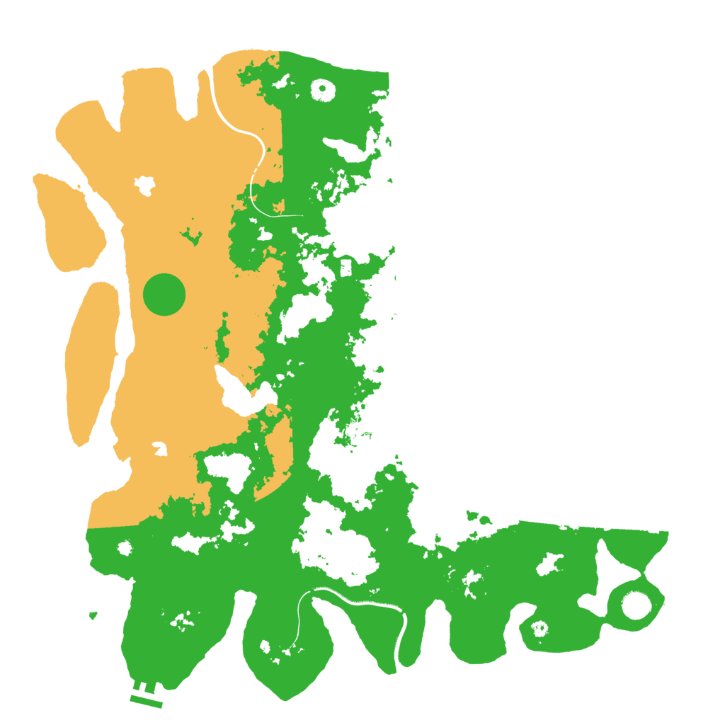 Biome Rust Map: Procedural Map, Size: 4500, Seed: 776728796