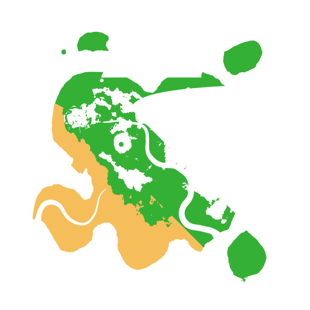 Biome Rust Map: Procedural Map, Size: 2500, Seed: 1742357383