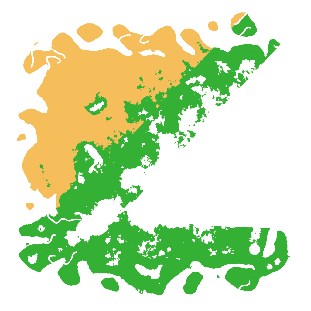 Biome Rust Map: Procedural Map, Size: 5000, Seed: 12223