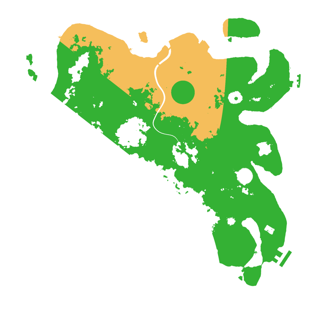 Biome Rust Map: Procedural Map, Size: 3500, Seed: 1929076255