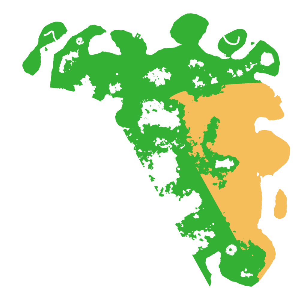 Biome Rust Map: Procedural Map, Size: 4300, Seed: 542039026