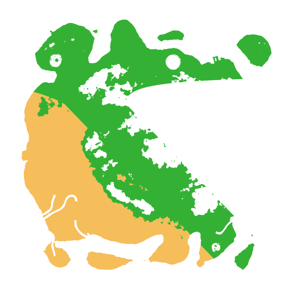 Biome Rust Map: Procedural Map, Size: 3500, Seed: 1849427528