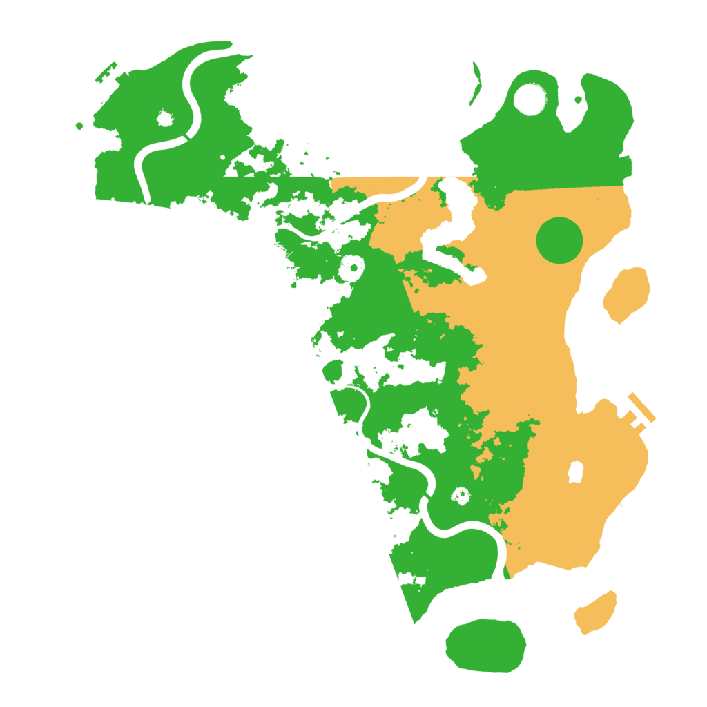Biome Rust Map: Procedural Map, Size: 4000, Seed: 213876