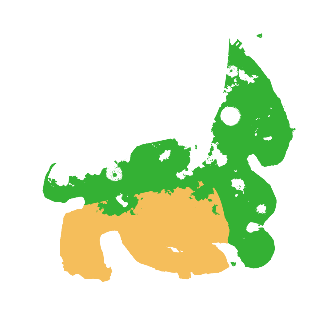 Biome Rust Map: Procedural Map, Size: 3000, Seed: 669840555