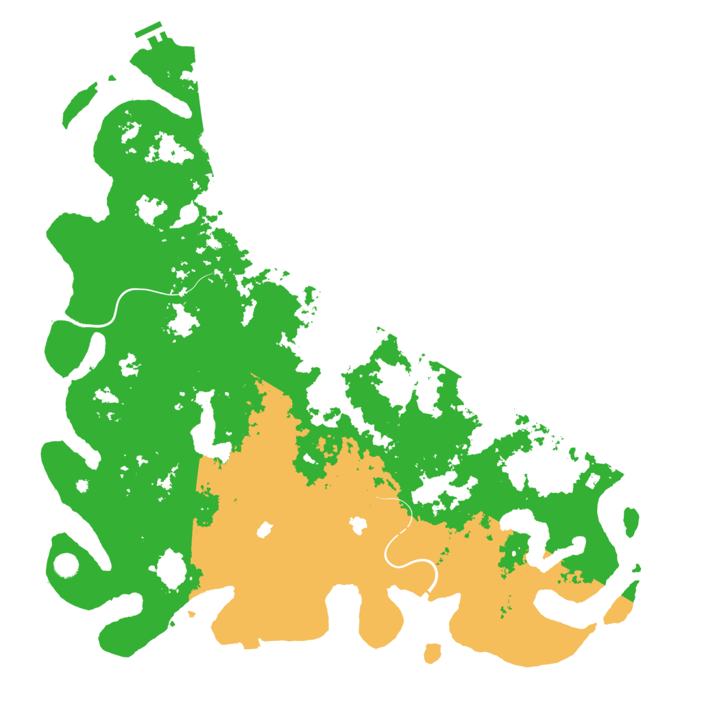 Biome Rust Map: Procedural Map, Size: 5000, Seed: 667969827