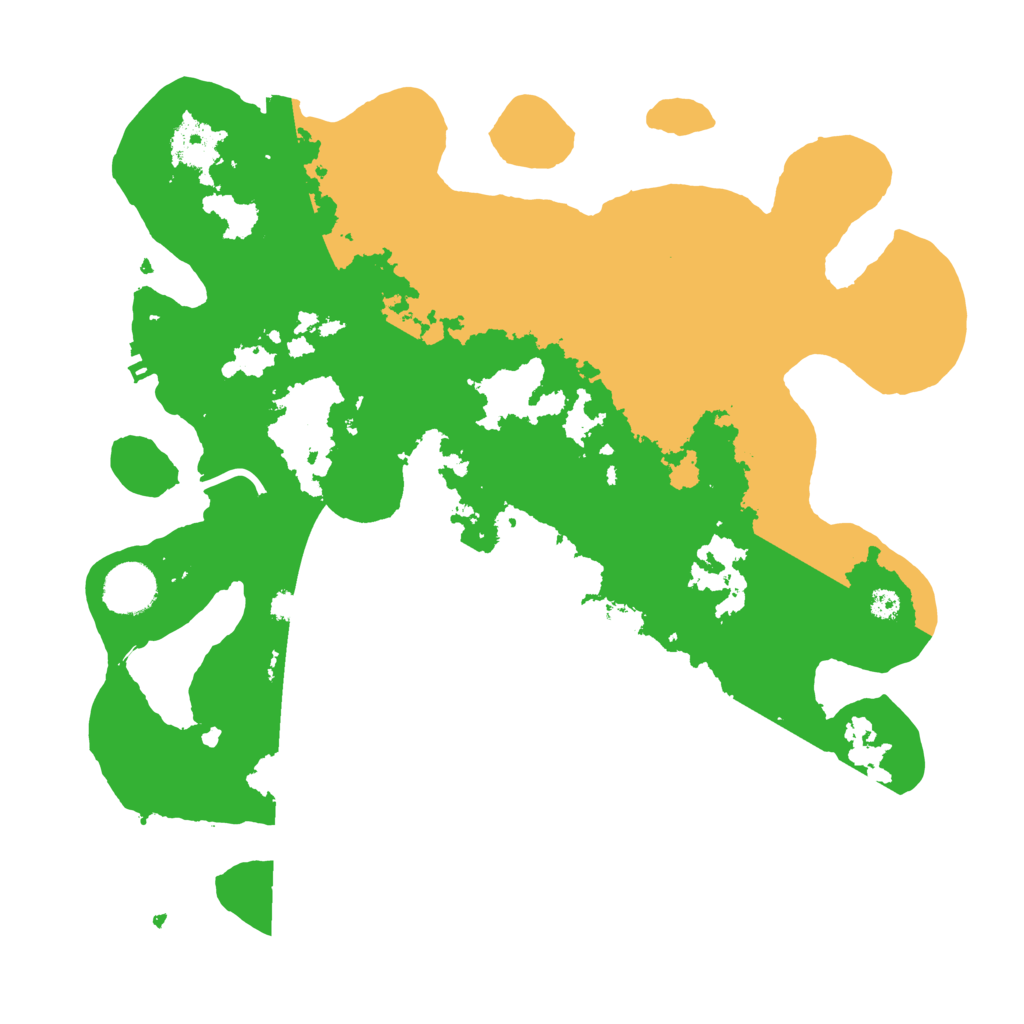 Biome Rust Map: Procedural Map, Size: 3500, Seed: 58022795