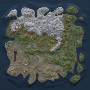 Thumbnail Rust Map: Procedural Map, Size: 4250, Seed: 1457319640, 19 Monuments