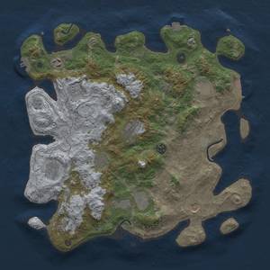 Thumbnail Rust Map: Procedural Map, Size: 4000, Seed: 352165132, 19 Monuments