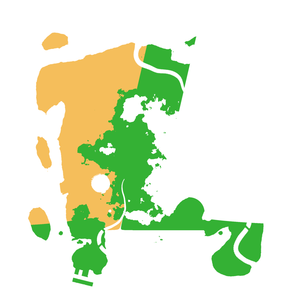 Biome Rust Map: Procedural Map, Size: 3000, Seed: 1086764559
