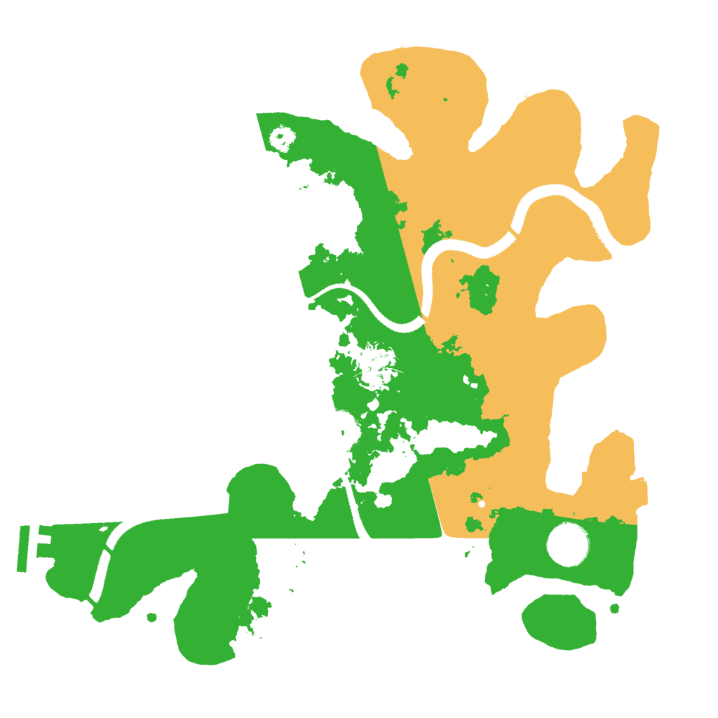 Biome Rust Map: Procedural Map, Size: 3000, Seed: 780194897