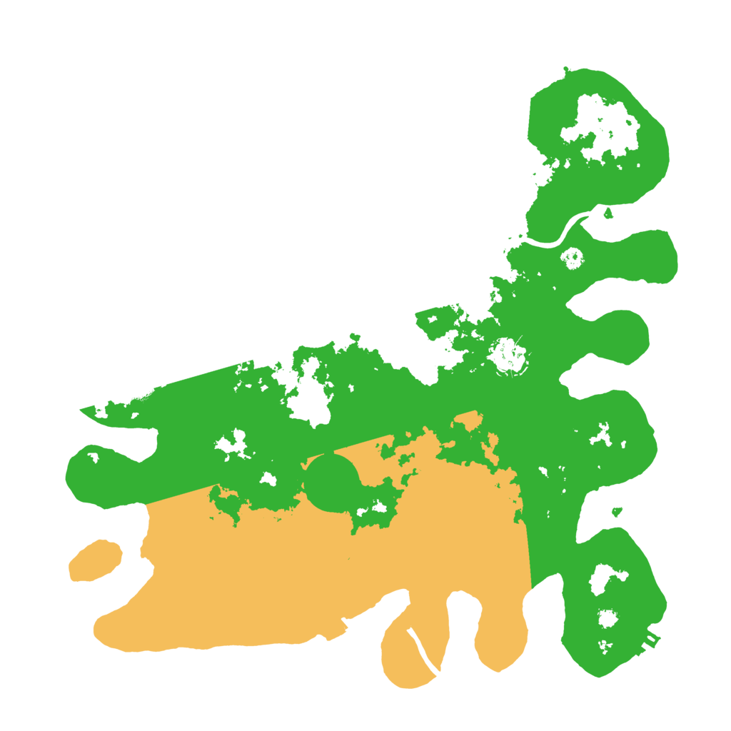 Biome Rust Map: Procedural Map, Size: 3500, Seed: 1031010045