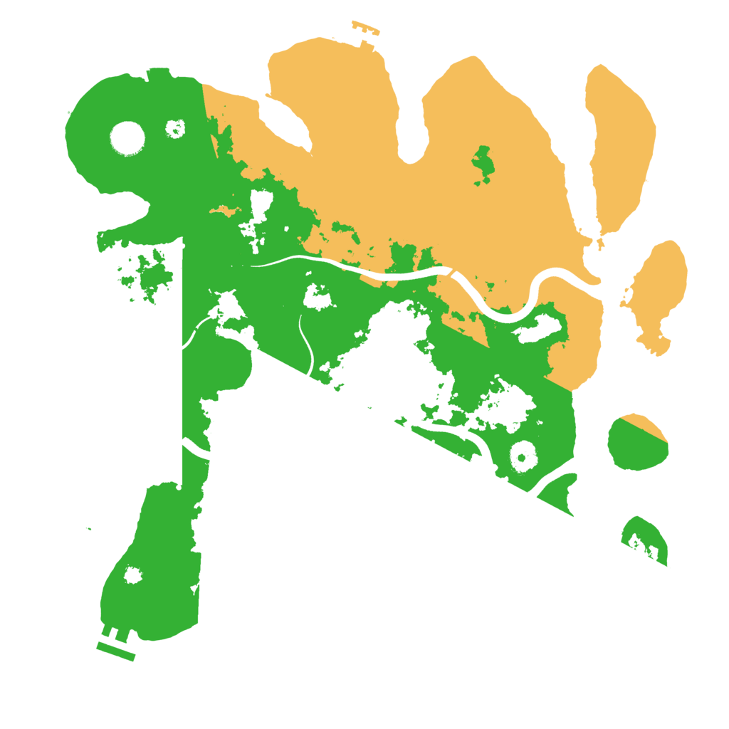 Biome Rust Map: Procedural Map, Size: 3750, Seed: 1064775003