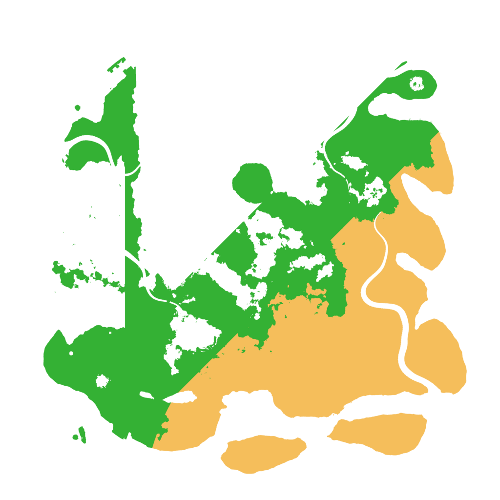 Biome Rust Map: Procedural Map, Size: 3550, Seed: 89865587