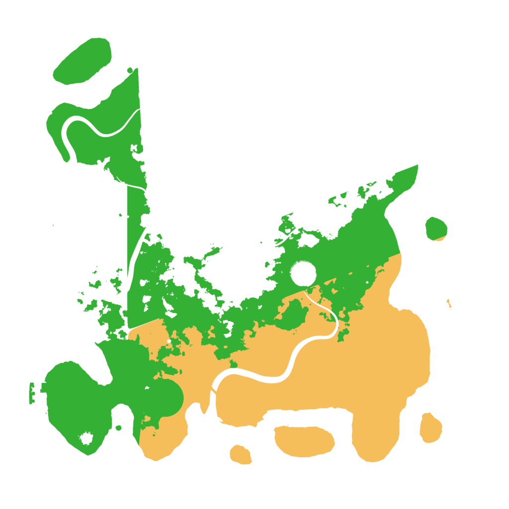 Biome Rust Map: Procedural Map, Size: 3600, Seed: 1919944830