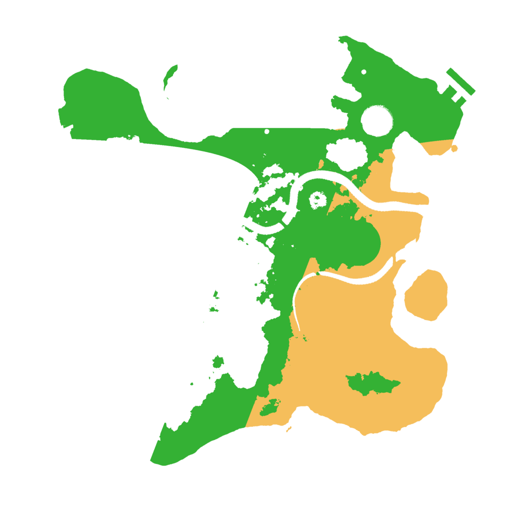 Biome Rust Map: Procedural Map, Size: 3000, Seed: 352165132