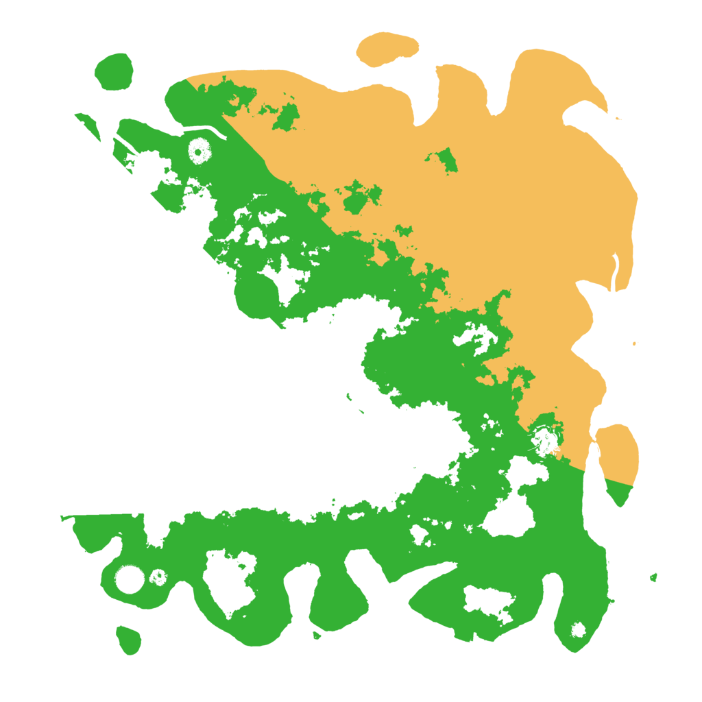 Biome Rust Map: Procedural Map, Size: 4300, Seed: 1729373719