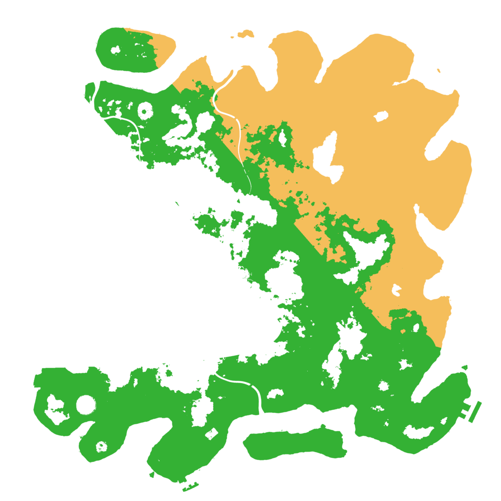 Biome Rust Map: Procedural Map, Size: 4500, Seed: 1822058731