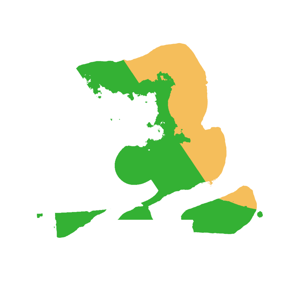 Biome Rust Map: Procedural Map, Size: 2000, Seed: 776079685