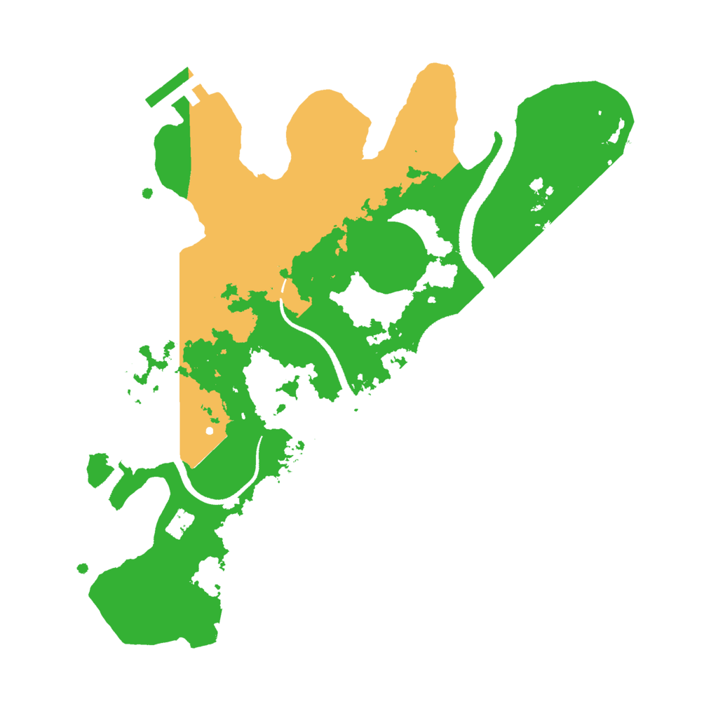 Biome Rust Map: Procedural Map, Size: 2700, Seed: 5264