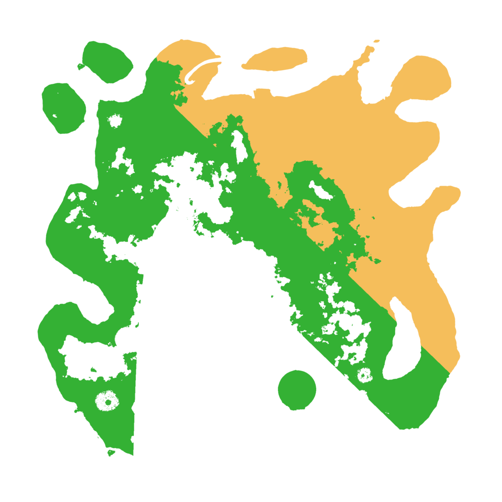 Biome Rust Map: Procedural Map, Size: 3500, Seed: 762248514